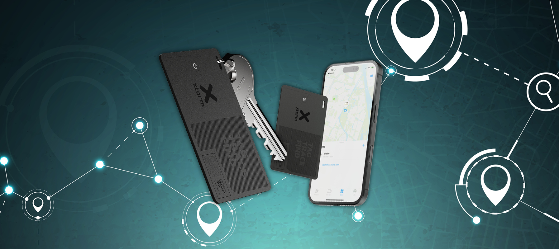 Xtorm WalletTag  (iOS & Android)